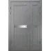 Межкомнатная полуторная дверь «Modern-06-half» цвет Бетон Кремовый
