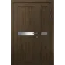 Межкомнатная полуторная дверь «Modern-06-half» цвет Дуб Портовый