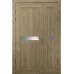Межкомнатная полуторная дверь «Modern-06-half» цвет Дуб Сонома