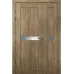 Міжкімнатні полуторні двері «Modern-06-half» колір Дуб Бурштиновий