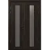 Подвійні двері «Modern-24-2» колір Горіх Морений Темний