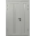 Міжкімнатні полуторні двері «Modern-24-half» колір Білий Супермат