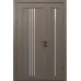 Межкомнатная полуторная дверь «Modern-24-half» цвет Какао Супермат