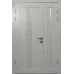 Міжкімнатні полуторні двері «Modern-24-half» колір Дуб Білий