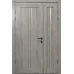 Міжкімнатні полуторні двері «Modern-24-half» колір Крафт Білий