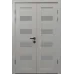 Двойные межкомнатные двери «Modern-26-2» цвет Дуб Белый