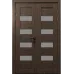 Двойные межкомнатные двери «Modern-26-2» цвет Дуб Портовый