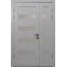 Межкомнатная полуторная дверь «Modern-26-half» цвет Бетон Кремовый