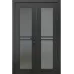 Распашная дверь «Modern-36-2» цвет Антрацит