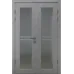 Распашная дверь «Modern-36-2» цвет Бетон Кремовый
