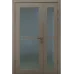 Межкомнатная полуторная дверь «Modern-36-half» цвет Какао Супермат