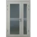 Межкомнатная полуторная дверь «Modern-36-half» цвет Дуб Белый