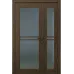 Міжкімнатні полуторні двері «Modern-36-half» колір Дуб Портовий