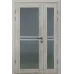 Межкомнатная полуторная дверь «Modern-36-half» цвет Крафт Белый