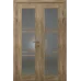 Распашная дверь «Modern-37-2» цвет Дуб Янтарный