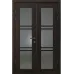 Розпашні двері «Modern-37-2» колір Горіх Морений Темний