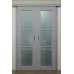 Межкомнатная двойная роторная дверь «Modern-37-2-slider» цвет Бетон Кремовый
