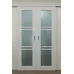 Межкомнатная двойная роторная дверь «Modern-37-2-slider» цвет Дуб Белый