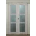 Межкомнатная двойная роторная дверь «Modern-37-2-slider» цвет Крафт Белый