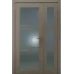 Міжкімнатні полуторні двері «Modern-37-half» колір Какао Супермат