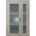 Міжкімнатні полуторні двері «Modern-37-half» колір Дуб Немо Лате