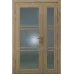 Межкомнатная полуторная дверь «Modern-37-half» цвет Дуб Сонома