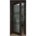 Міжкімнатні роторні двері «Modern-37-roto» колір Горіх Морений Темний