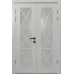 Распашные межкомнатные двери «Modern-45-2» цвет Белый Супермат