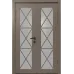 Распашные межкомнатные двери «Modern-45-2» цвет Какао Супермат