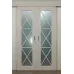 Межкомнатная двойная раздвижная дверь «Modern-45-2-slider» цвет Дуб Немо Лате