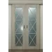 Міжкімнатні подвійні розсувні двері «Modern-45-2-slider» колір Дуб Пасадена