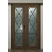 Межкомнатная двойная раздвижная дверь «Modern-45-2-slider» цвет Дуб Портовый