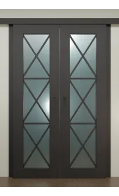Міжкімнатні подвійні розсувні двері "Modern-45-2-slider" Фаворит