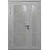 Міжкімнатні полуторні двері «Modern-45-half» колір Бетон Кремовий