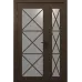 Межкомнатная полуторная дверь «Modern-45-half» цвет Дуб Портовый