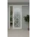 Межкомнатная раздвижная дверь «Modern-45-slider» цвет Дуб Белый