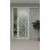Міжкімнатні розсувні двері «Modern-45-slider» колір Крафт Білий