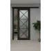 Міжкімнатні розсувні двері «Modern-45-slider» колір Горіх Морений Темний
