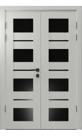 Межкомнатная двойная дверь «Modern-62glass-2» Фаворит