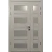 Міжкімнатні полуторні двері «Modern-62-half» колір Дуб Немо Лате
