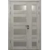 Межкомнатная полуторная дверь «Modern-62-half» цвет Крафт Белый