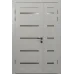 Міжкімнатні полуторні двері «Modern-63-half»‎ колір Дуб Білий 