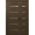 Межкомнатная полуторная дверь «Modern-63-half»‎ цвет Дуб Портовый