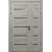 Межкомнатная полуторная дверь «Modern-63-half»‎ цвет крафт Белый