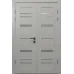 Розпашні міжкімнатні двері «Modern-64-2» колір Дуб Білий