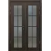 Распашная дверь «Modern-68-2» цвет Орех Мореный Темный