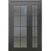 Полуторная дверь «Modern-68-half» цвет Антрацит