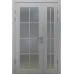 Полуторная дверь «Modern-68-half» цвет Бетон Кремовый