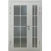 Полуторная дверь «Modern-68-half» цвет Дуб Белый