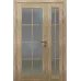 Полуторная дверь «Modern-68-half» цвет Дуб Янтарный
